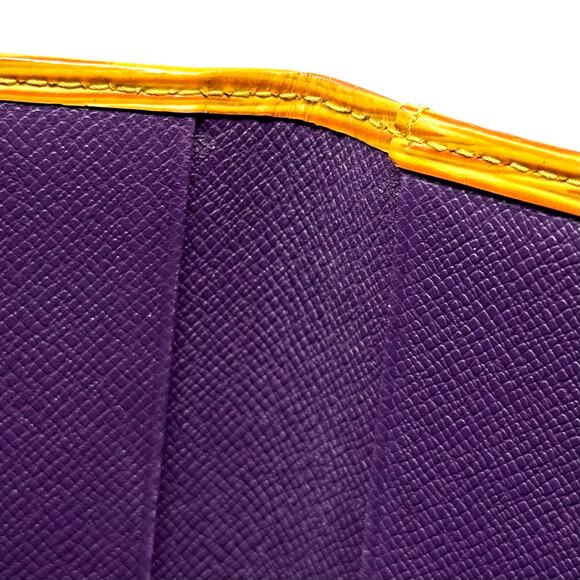 Louis Vuitton Yellow Bifold Wallet - Picture 6 of 11